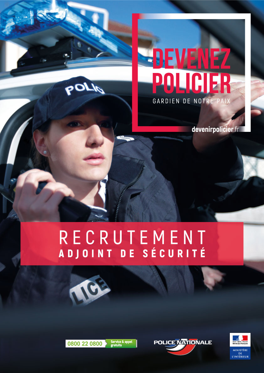 Police-Recrutement Adjoints de sécurité (ADS)