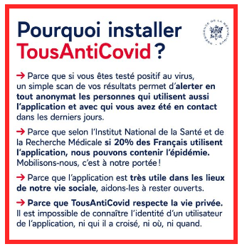 TousAntiCovid, pourquoi l'installer